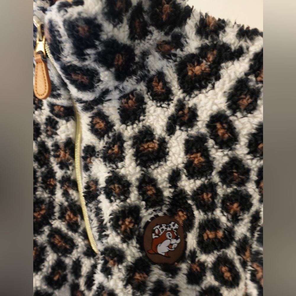 Cozy Leopard Print Puffer Jacket - Picture 2 of 5